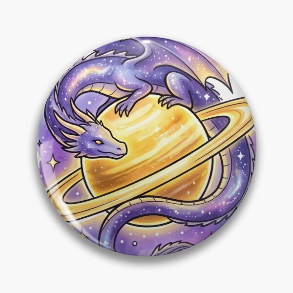 Item preview, Sleeping Celestial Dragon | Cosmic Saturn Fantasy Art | Galaxy Dragon Illustration designed and sold by Cosmic Doodle Co..