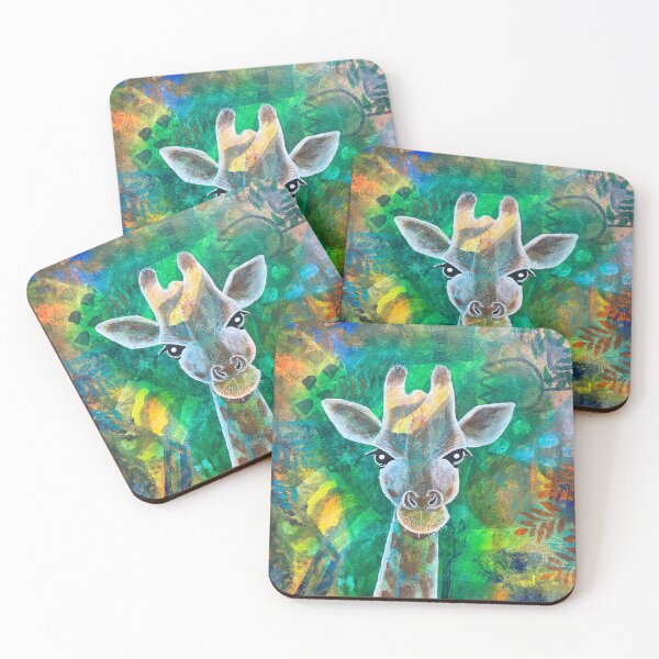 Item preview, Colourful Abstract Giraffe designed and sold by Iceskater65.