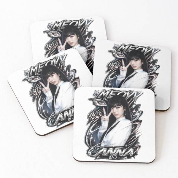 Item preview, Anna MEOVV BITE NOW Dreamy Kpop Fan Art designed and sold by Valereekmerch.