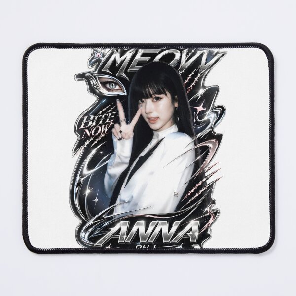 Item preview, Anna MEOVV BITE NOW Dreamy Kpop Fan Art designed and sold by Valereekmerch.