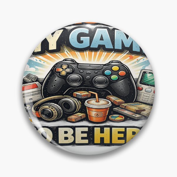 Item preview, I Paused My Game to Be Here – Funny Gamer Life Vintage Design designed and sold by Artisan Finds Online.