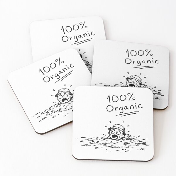 Item preview, 100% Organic Mud Hiking Funny Outdoor Humor Design designed and sold by MonkiFlipp.