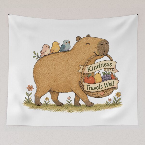 Item preview, Gentle Giant - Cute Capybara designed and sold by bapupa.