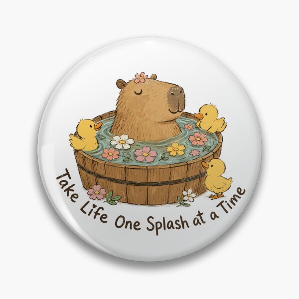Item preview, Pond Philosopher - Cute Capybara designed and sold by bapupa.