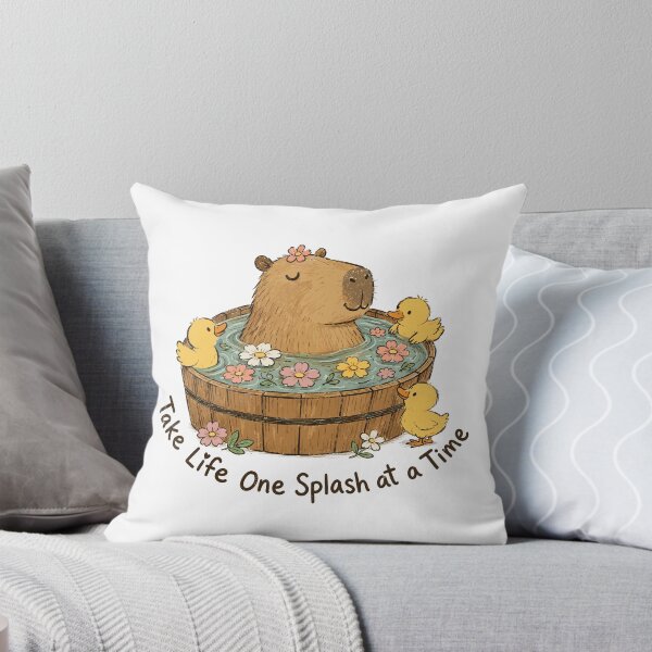 Item preview, Pond Philosopher - Cute Capybara designed and sold by bapupa.