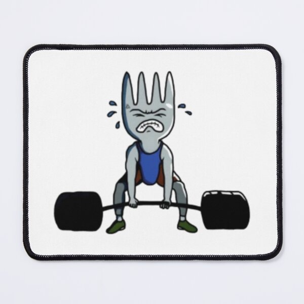 Item preview, Struggling Weightlifter designed and sold by FriendFoodGs.