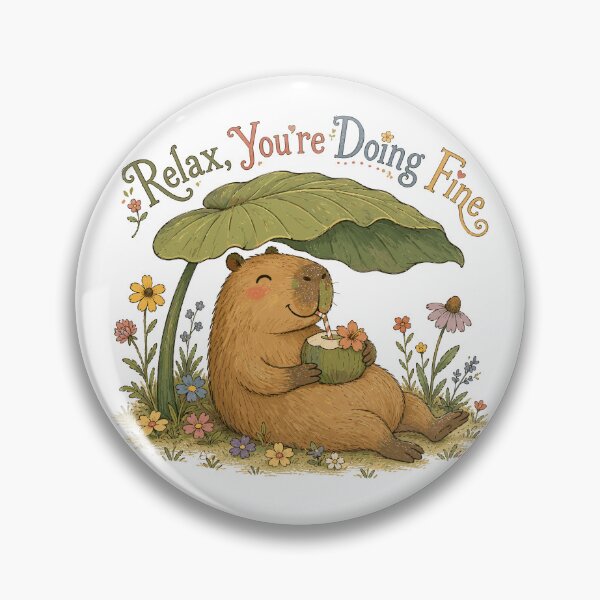 Item preview, Sunny Soaker - Cute Capybara designed and sold by bapupa.