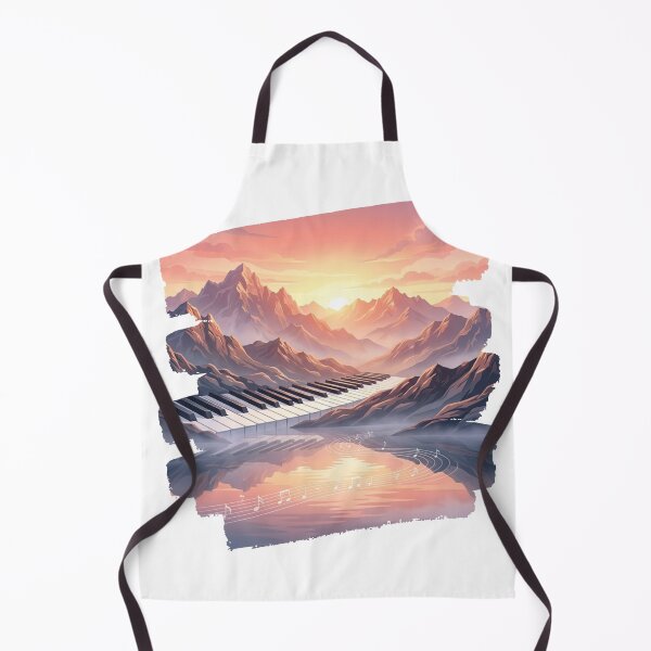 Item preview, "Mountain Piano Keys Sunrise Music Landscape"	 designed and sold by NatureHarmony16.