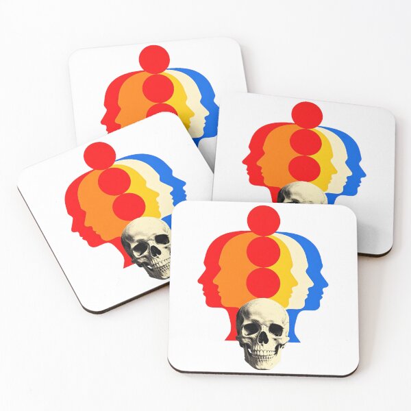Item preview, Skull & Silhouettes Collage – Retro Poster Identity Graphic Tee designed and sold by Artify24.