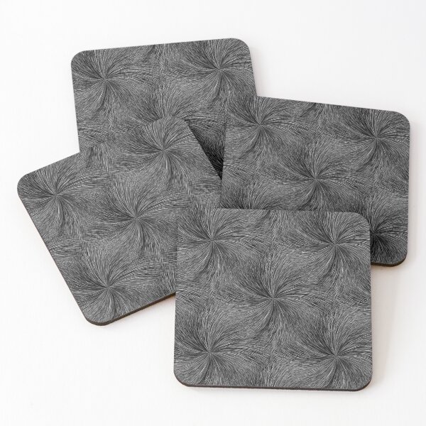 Item preview, Diamond Pinch Swirl Pattern in Black designed and sold by Artistestella.