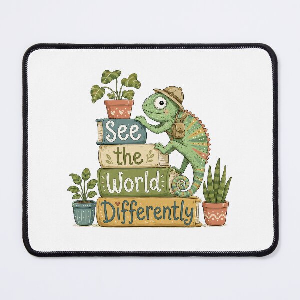 Item preview, Curious Climber - Cute Chameleon designed and sold by bapupa.
