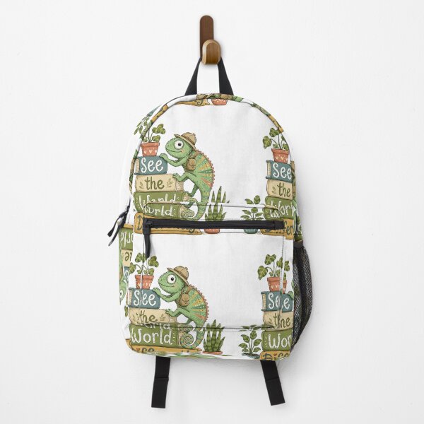 Item preview, Curious Climber - Cute Chameleon designed and sold by bapupa.