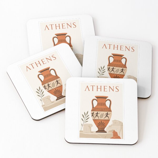 Item preview, Athens Ancient Greek Amphora Poster designed and sold by Beyond Destinations.