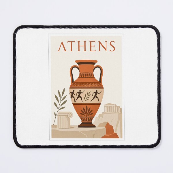 Item preview, Athens Ancient Greek Amphora Poster designed and sold by Beyond Destinations.