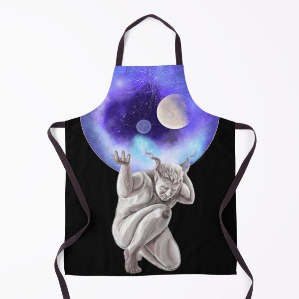 Item preview, Atlas carrying the Universe, handpainted picture designed and sold by AK-Hevonen.
