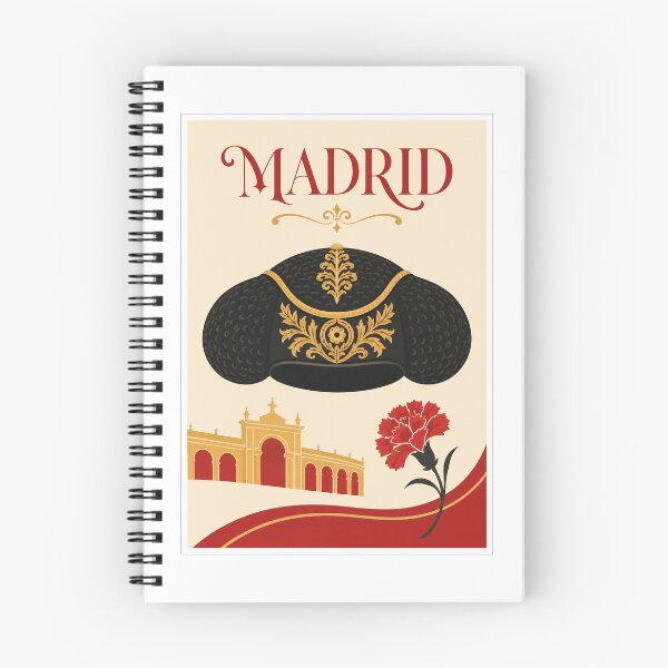 Item preview, Madrid Bullfighter Hat Travel Poster designed and sold by Beyond Destinations.