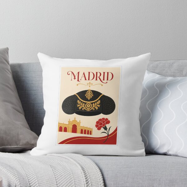 Item preview, Madrid Bullfighter Hat Travel Poster designed and sold by Beyond Destinations.