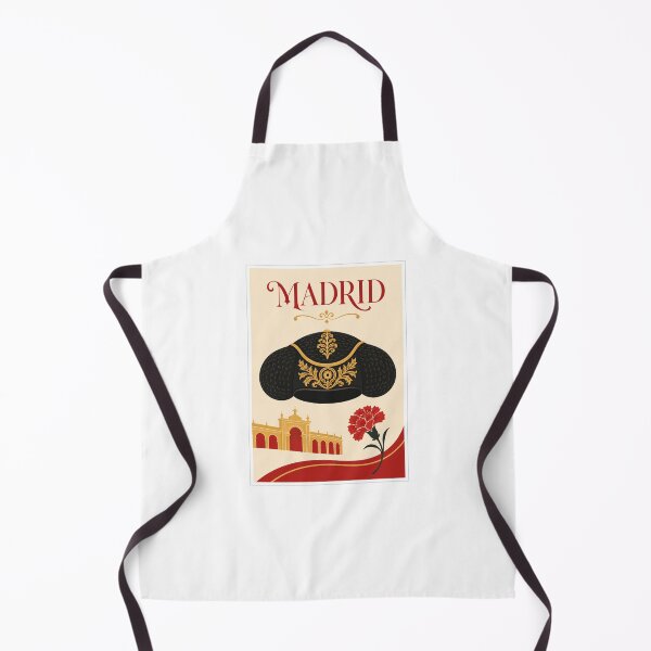 Item preview, Madrid Bullfighter Hat Travel Poster designed and sold by Beyond Destinations.