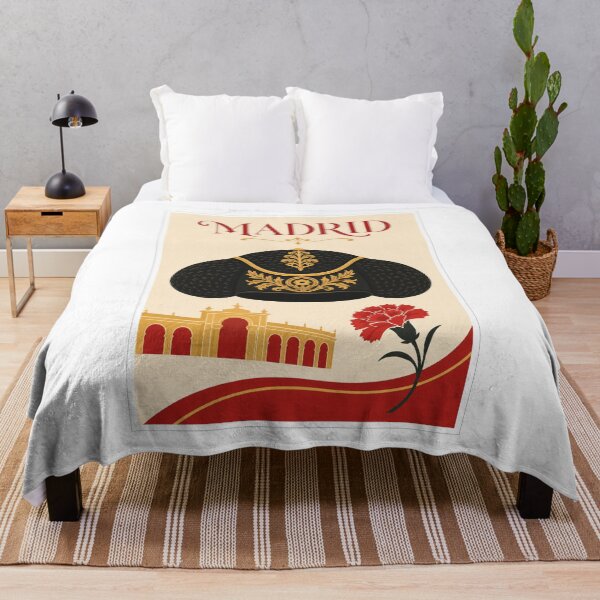 Item preview, Madrid Bullfighter Hat Travel Poster designed and sold by Beyond Destinations.