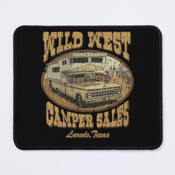 Item preview, Distressed Oval Emblem Showing a Truck Bed Camper Shell designed and sold by rmd15.
