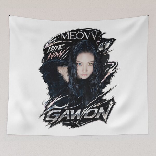 Item preview, Gawon MEOVV BITE NOW Velvet Aesthetic Fan Art designed and sold by Valereekmerch.