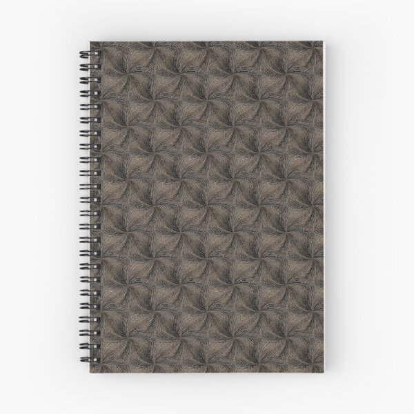 Item preview, Diamond Pinch Swirl Pattern in Brown and Black designed and sold by Artistestella.