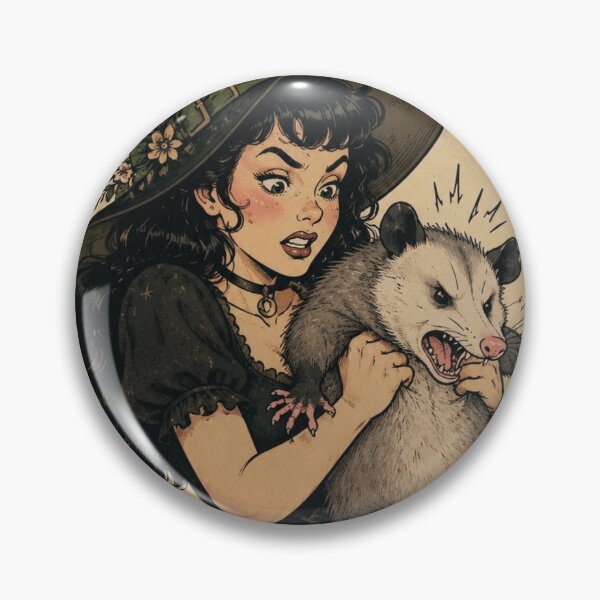 Item preview, Witch and grumpy possum designed and sold by *~*MagicCorner*~*.