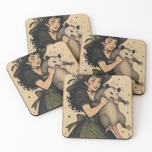 Item preview, Witch and grumpy possum designed and sold by *~*MagicCorner*~*.