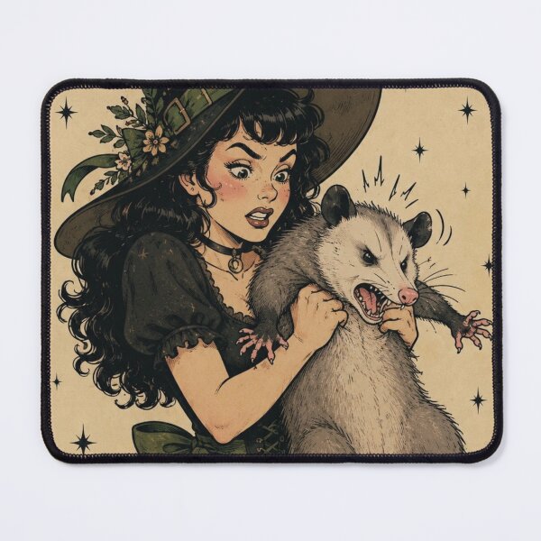 Item preview, Witch and grumpy possum designed and sold by *~*MagicCorner*~*.