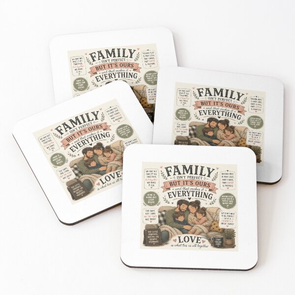 Item preview, Family Isn't Perfect, But It's Ours designed and sold by FAZ-DESIGNS.