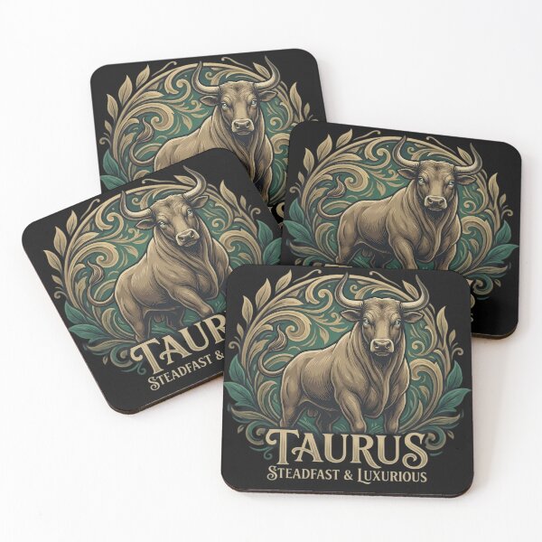 Item preview, Daily Horoscopes Taurus Zodiac Sign Sticker | Astrology Bull Design | Taurus Steadfast & Luxurious Gift designed and sold by Bhaskar Digital Art.