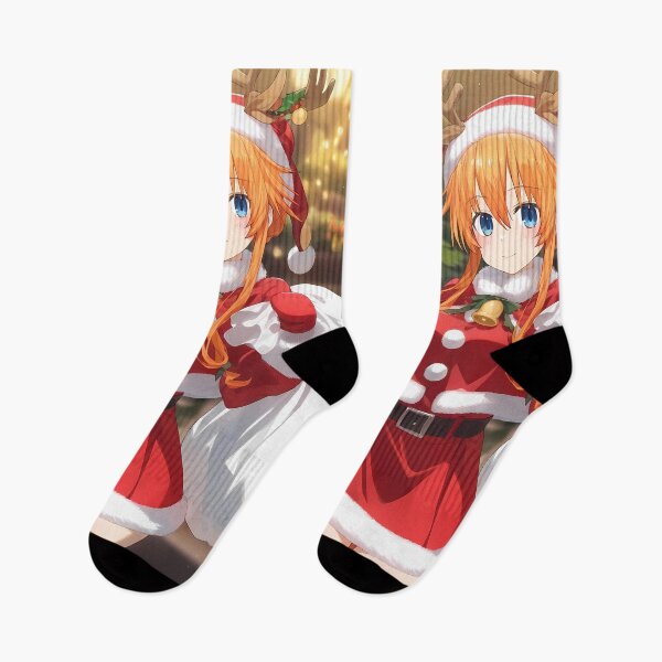 Item preview, Yamai Yuzuru Date A Live Christmas Reindeer Santa Gift designed and sold by bystudiolereve.