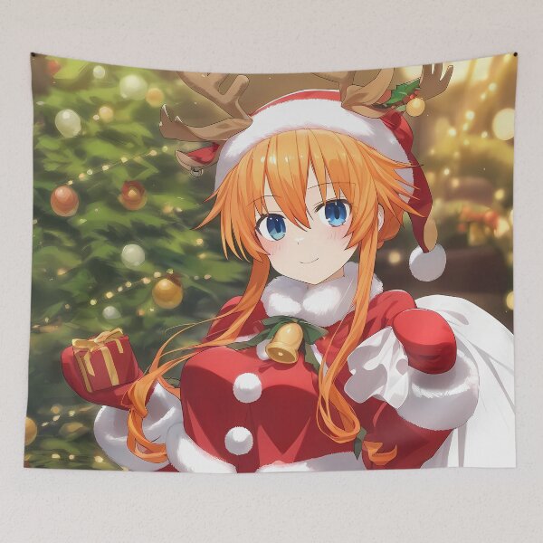 Item preview, Yamai Yuzuru Date A Live Christmas Reindeer Santa Gift designed and sold by bystudiolereve.