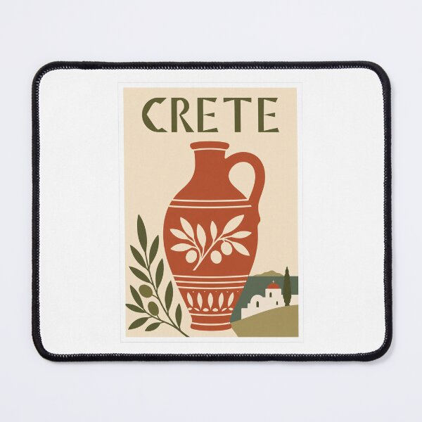 Item preview, Crete Olive Oil Jug Poster designed and sold by Beyond Destinations.