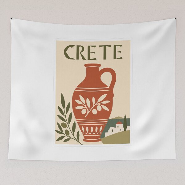 Item preview, Crete Olive Oil Jug Poster designed and sold by Beyond Destinations.