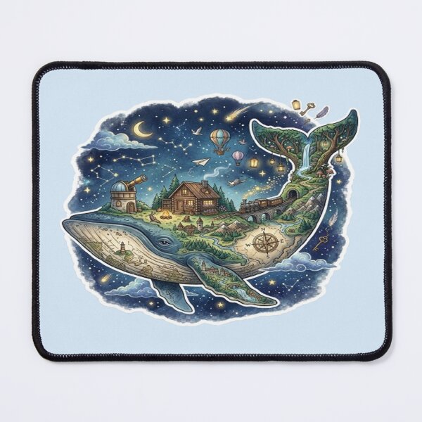 Item preview,  The Cloud Post Office Sticker | Whimsical Fantasy Mail House Illustration designed and sold by CreativeNest Prints.