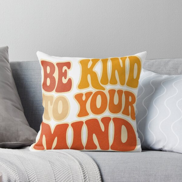 Item preview, BE KIND TO YOUR MIND Retro Typography | Mental Health Awareness Design designed and sold by Ahmed Nedji.