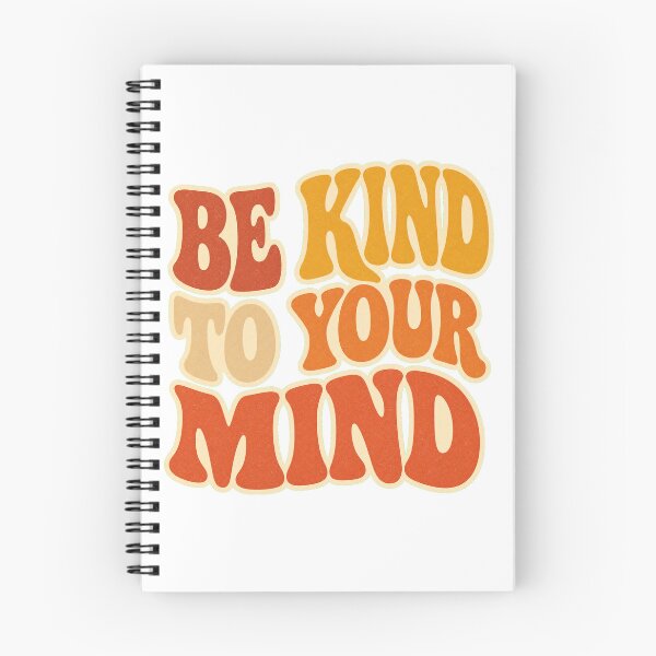 Item preview, BE KIND TO YOUR MIND Retro Typography | Mental Health Awareness Design designed and sold by Ahmed Nedji.