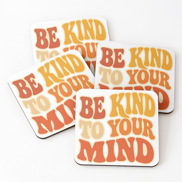 Item preview, BE KIND TO YOUR MIND Retro Typography | Mental Health Awareness Design designed and sold by Ahmed Nedji.
