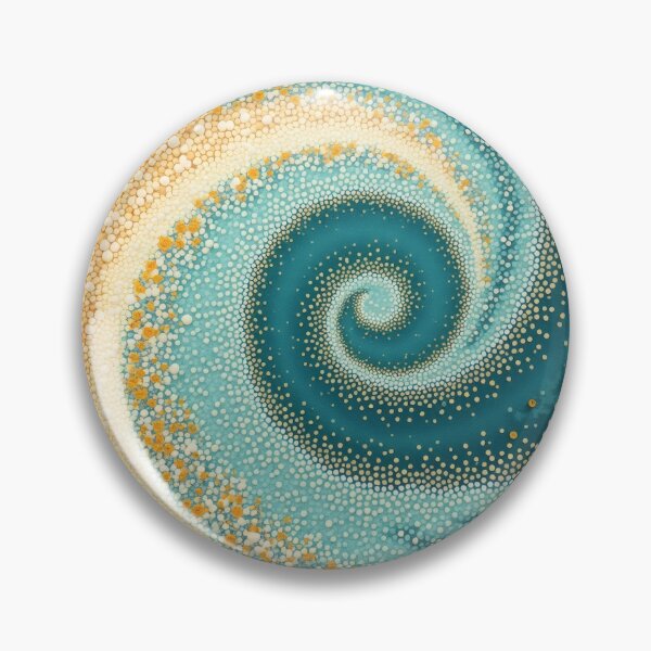 Item preview, Aboriginal Inspired Dot Art - Beach Sand Ocean Whirlwind designed and sold by GrinGalore.