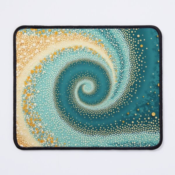Item preview, Aboriginal Inspired Dot Art - Beach Sand Ocean Whirlwind designed and sold by GrinGalore.