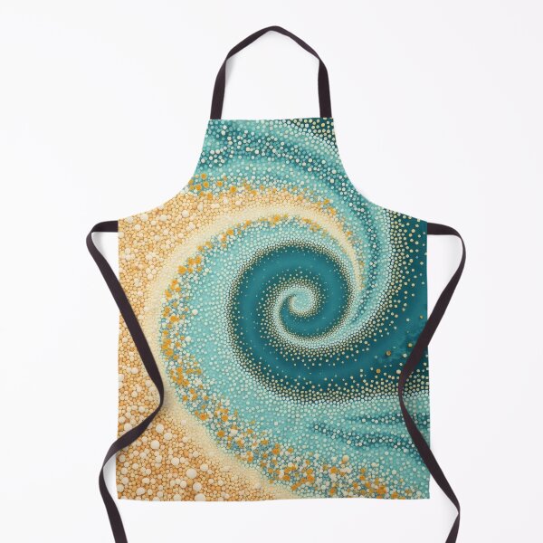 Item preview, Aboriginal Inspired Dot Art - Beach Sand Ocean Whirlwind designed and sold by GrinGalore.