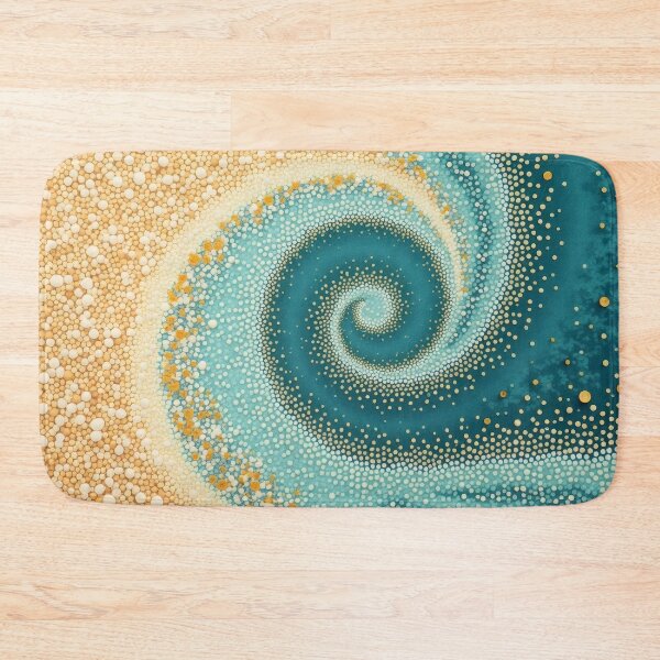 Item preview, Aboriginal Inspired Dot Art - Beach Sand Ocean Whirlwind designed and sold by GrinGalore.