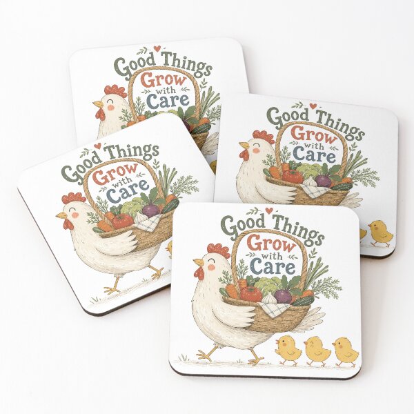 Item preview, Feathered Farmer - Cute Chicken designed and sold by bapupa.