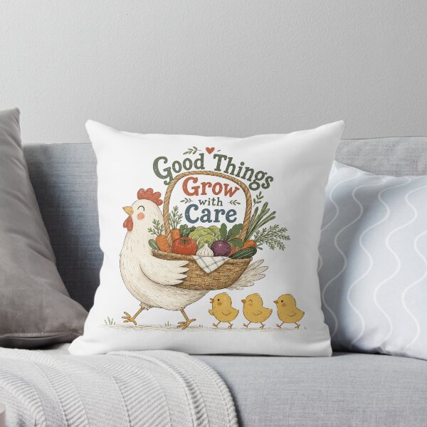 Item preview, Feathered Farmer - Cute Chicken designed and sold by bapupa.