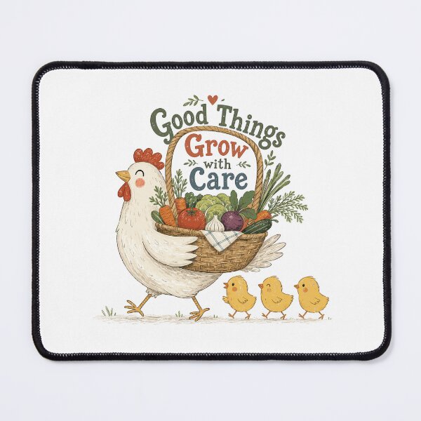 Item preview, Feathered Farmer - Cute Chicken designed and sold by bapupa.