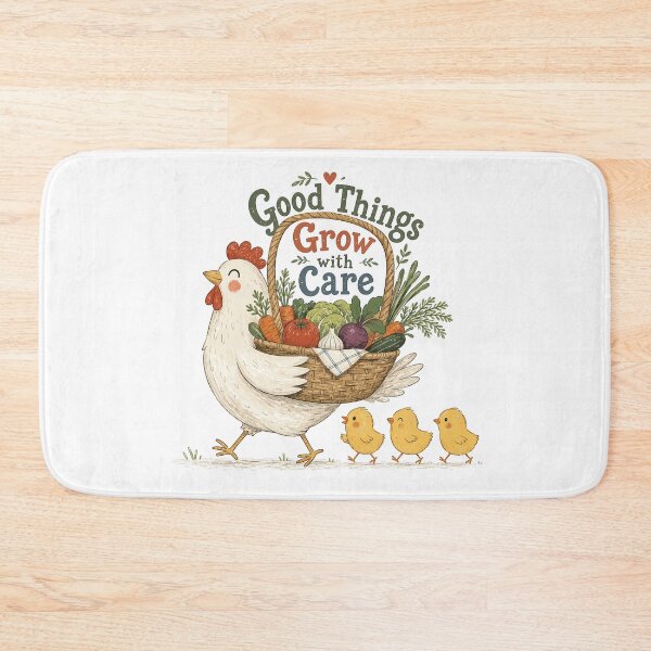 Item preview, Feathered Farmer - Cute Chicken designed and sold by bapupa.