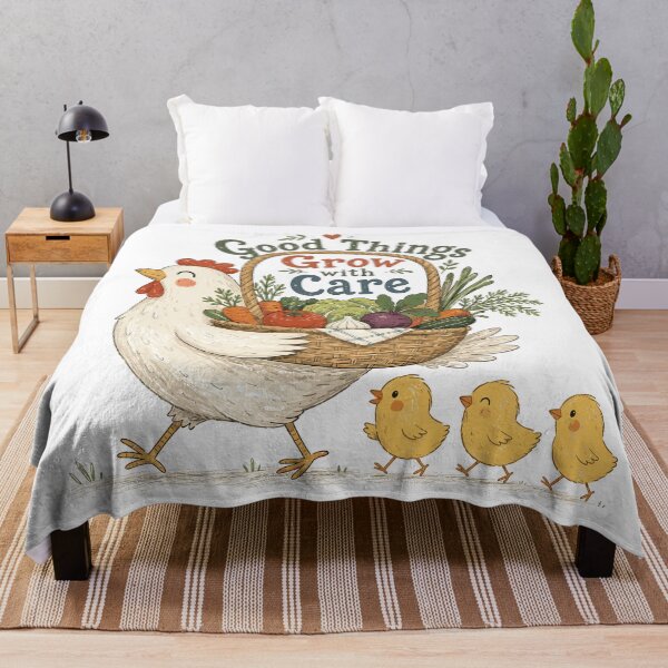 Item preview, Feathered Farmer - Cute Chicken designed and sold by bapupa.