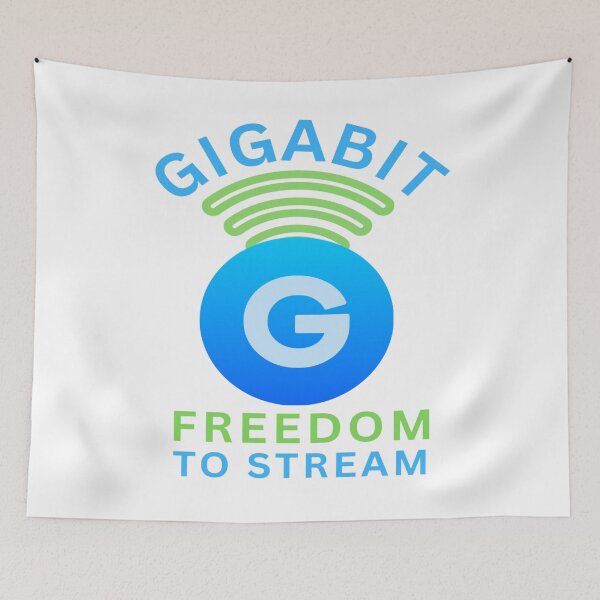 Item preview, Gigabit Freedom To Stream designed and sold by FiberatWorkTechs.