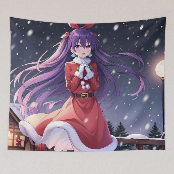 Item preview, Tohka Yatogami Date A Live Snowy Christmas Winter Glow designed and sold by bystudiolereve.